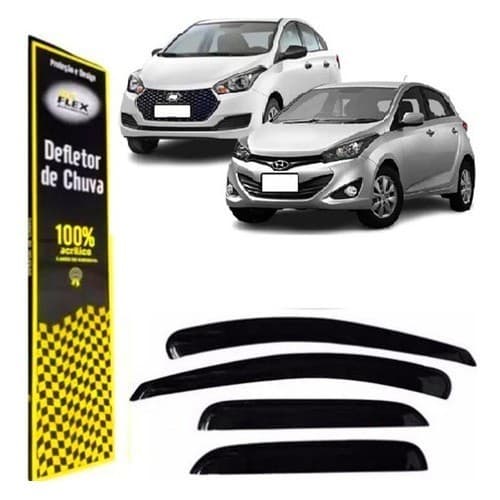 Calha De Chuva Acrílico Fume Hb20 4p Hatch 2013 A 2019
