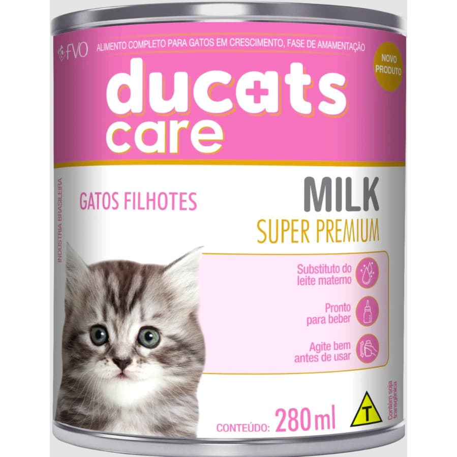 Leite DuCats Care Milk pronto para Gatos Filhotes 280ml