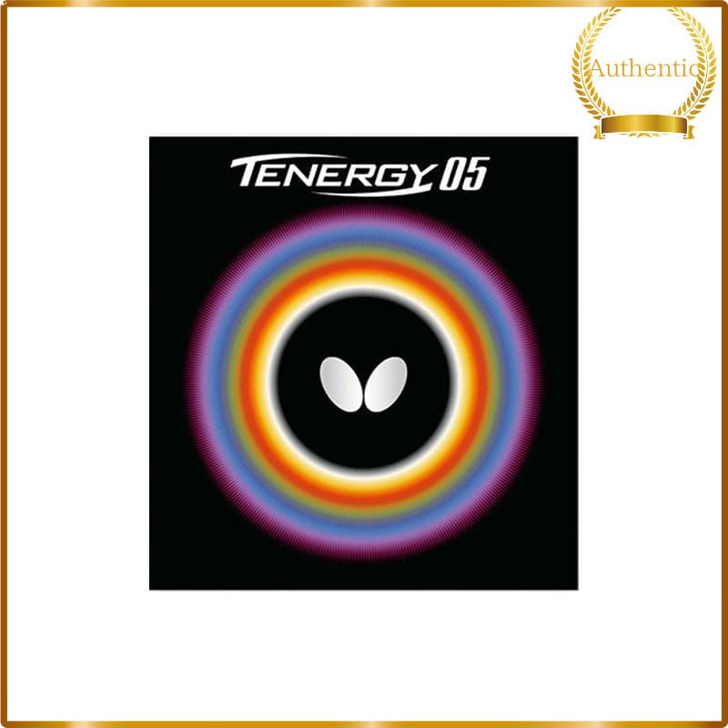 Butterfly Back Rubber Tenergy 05 Black Medium (1 piece) Sports Ball Game Equipment Table Tennis Equipment 1.7ｍｍ