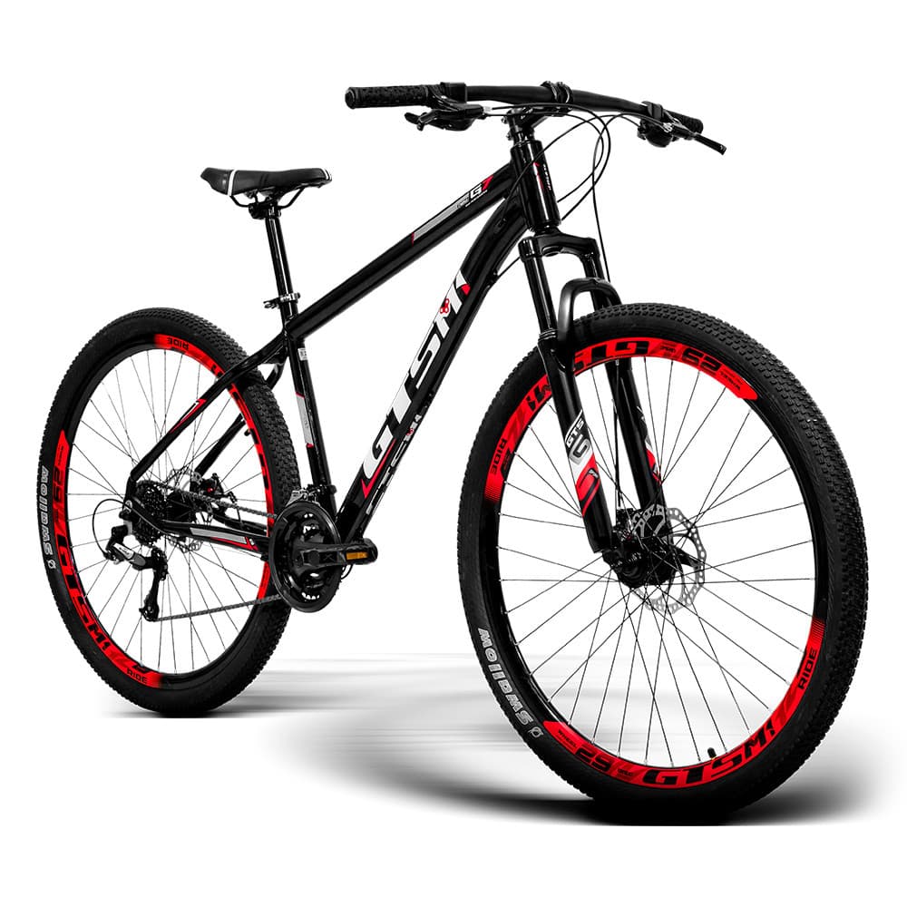 Bicicleta Gts Aro 29 Freio a Disco Câmbio GTSM1 TSI7 21 Marchas e Suspensão | GTS M1 G7 New