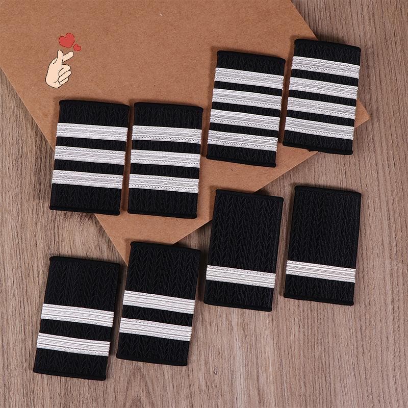 [PEBR] 1 Par De Roupas Decoração Dragonas Camisas Pilotos Profissionais Uniforme Artesanato Emblemas De Ombro Acessórios