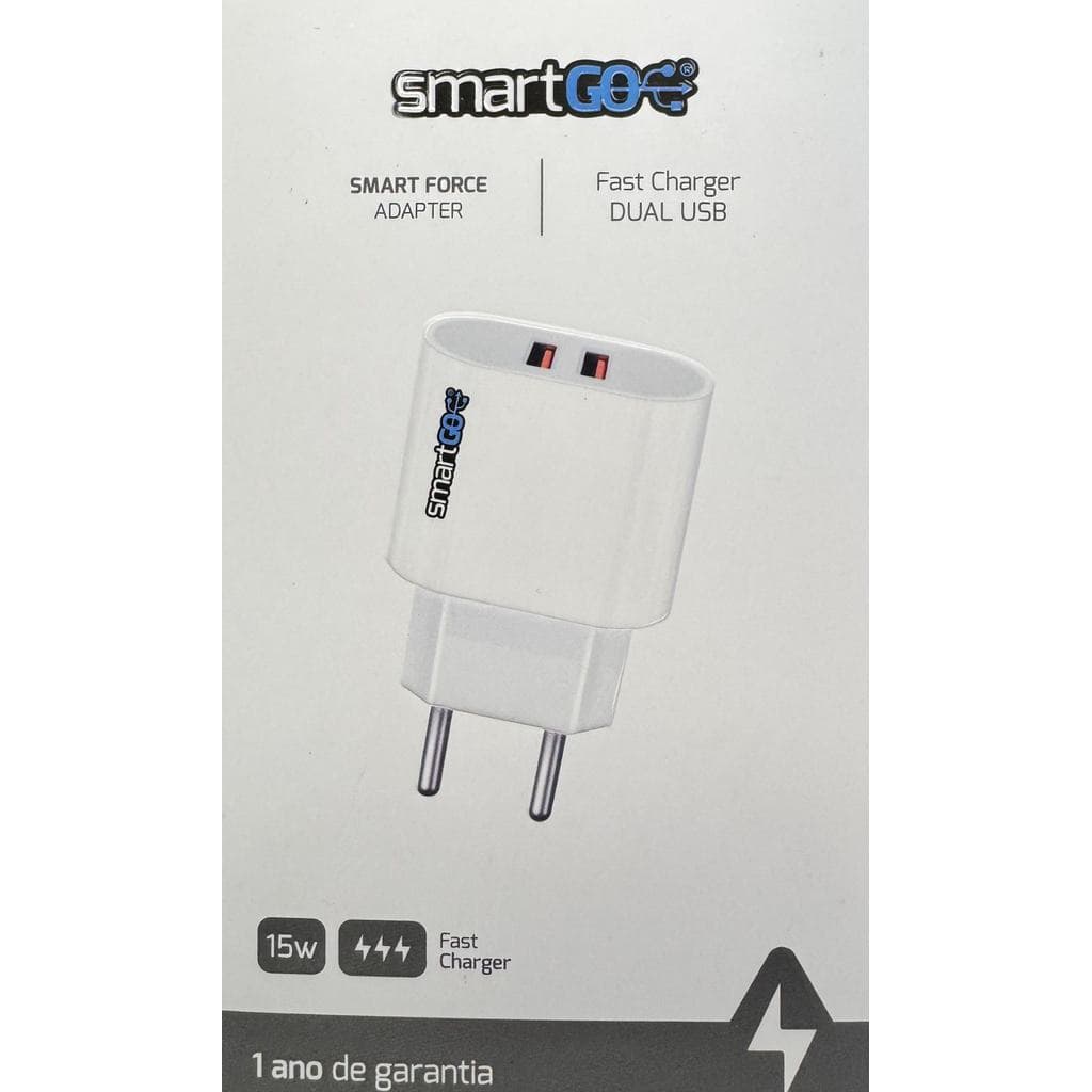 Fonte Turbo Smart-Force 1 Ano, DUPLA USB 15W