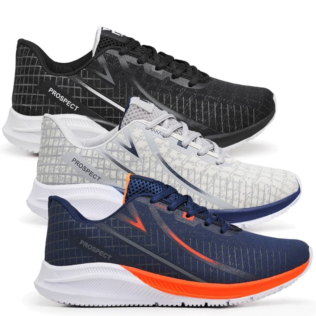 KIt 3 Tênis Masculino Prospect Spark Caminhada Academia Corrida Esporte