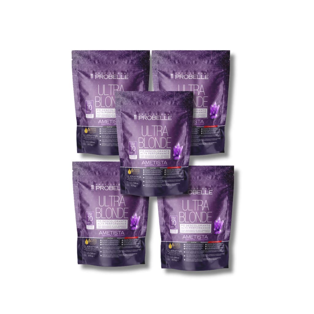 KIT 5 PÓS DESCOLORANTES 300G. PROBELLE  (PROMOÇÃO)