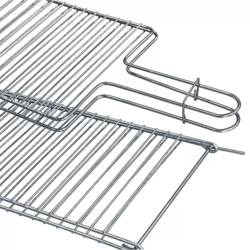 Baby Grelha 53x17 cm para Churrasco, Peixe Pequena