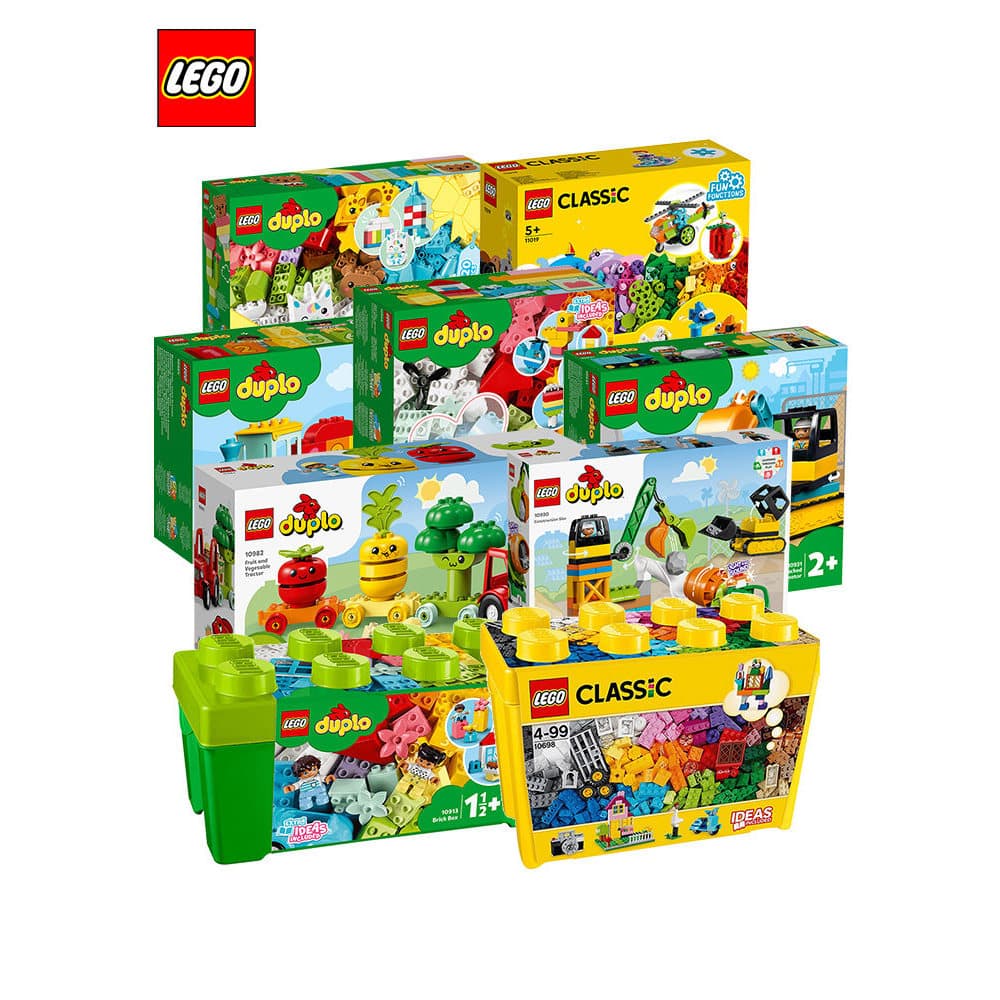 LEGO LEGO Duplo Blocos de Construção Trem Balde Colorido Educação Infantil Educacional Crianças Meninos Meninas Aniversá