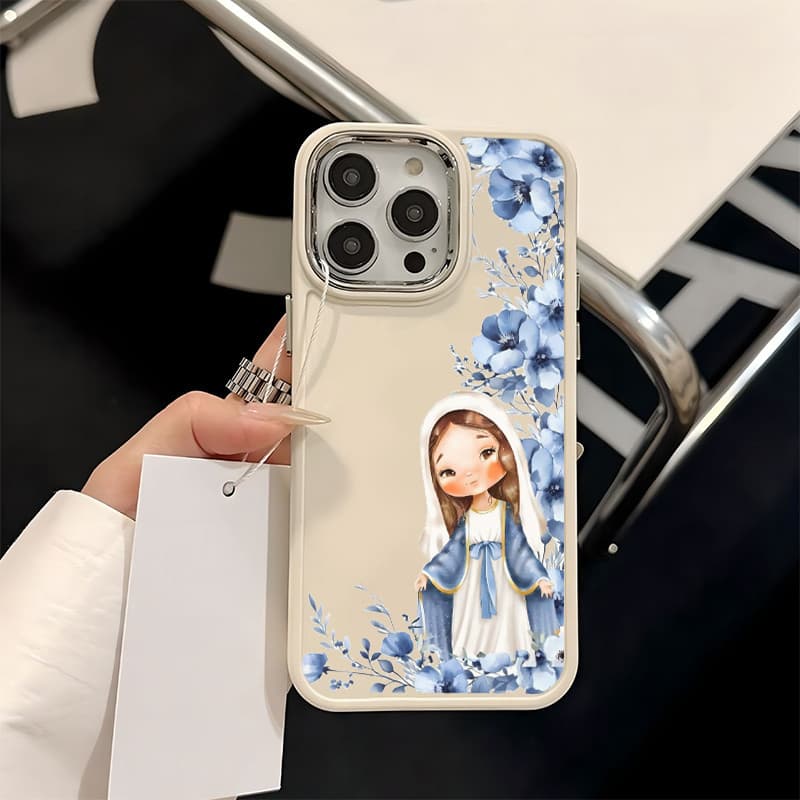 Capinha Capa Para IPHONE 13 11 15 14 12 16 17 PRO MAX AIR X XR XS MAXO Santa Maria silicone TPU anti-impacto