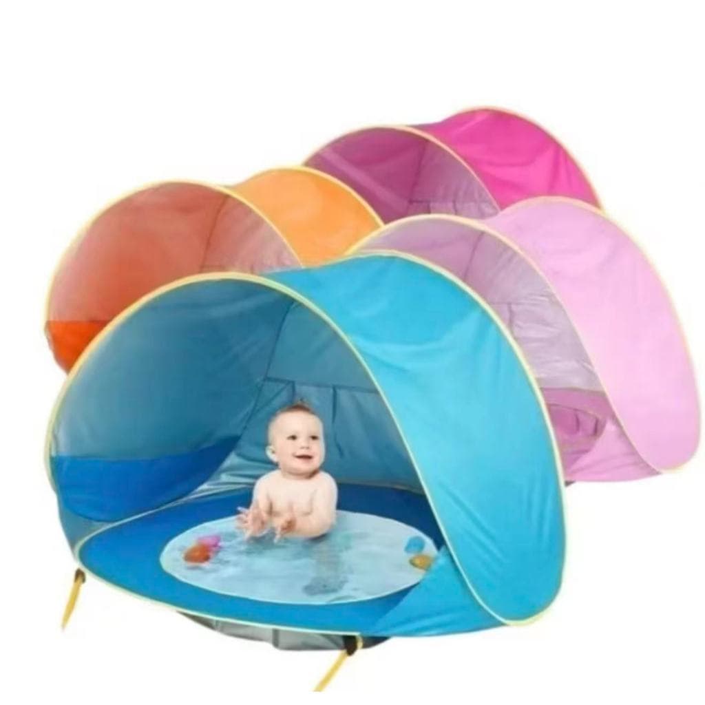 Barraca De Praia Jardim Portátil Para Bebês e Crianças Com Piscina Simples/ Baleia Vários Cores e modelos..