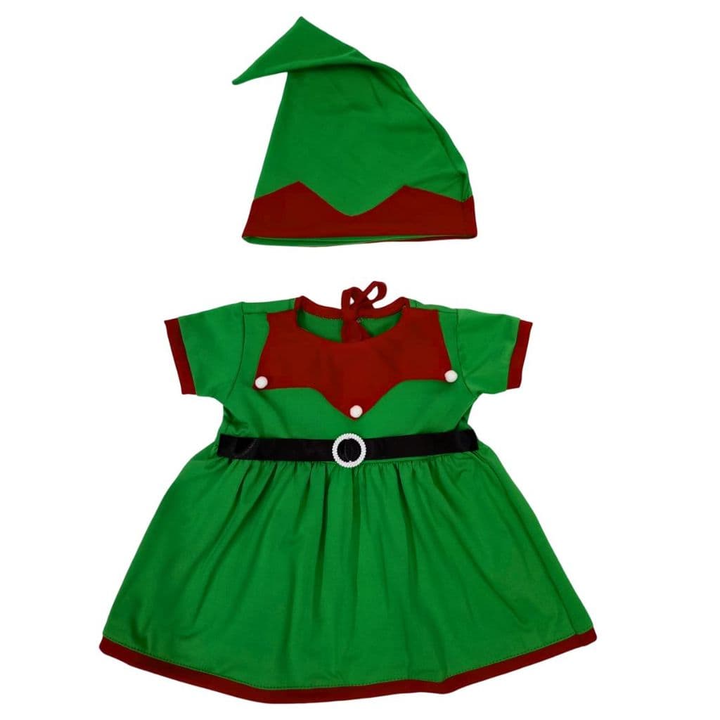 Fantasia Duende Feminina com Gorro