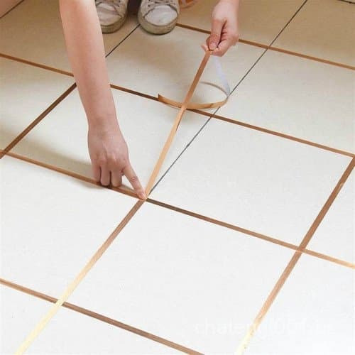 50M Fita Auto Cerâmica À Prova D'água Para Lacunas/Azulejo/Cozinha