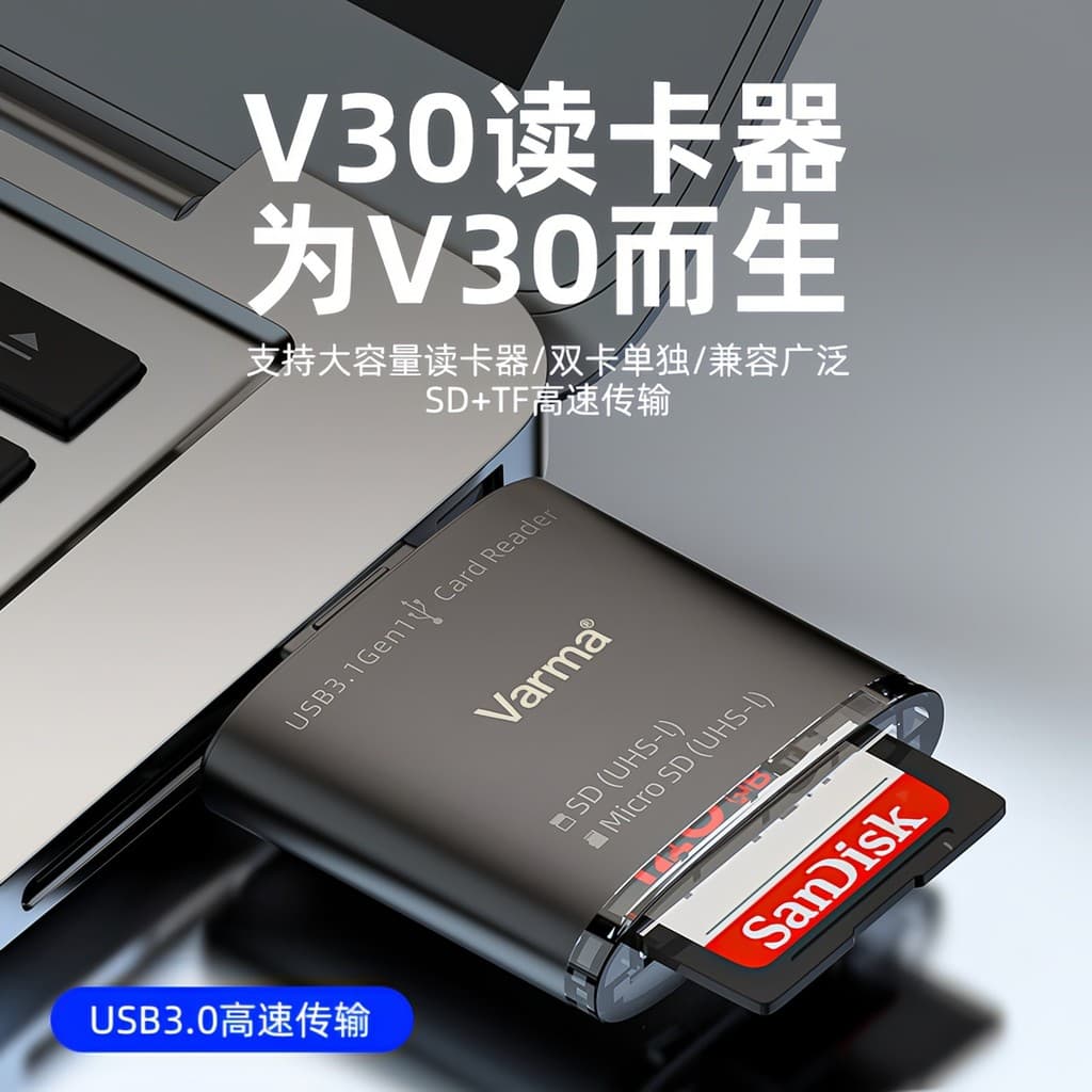 Huama leitor de cartão Overclocking USB3.0 cartão de câmera SD multifuncional de alta velocidade do telefone móvel TF ca