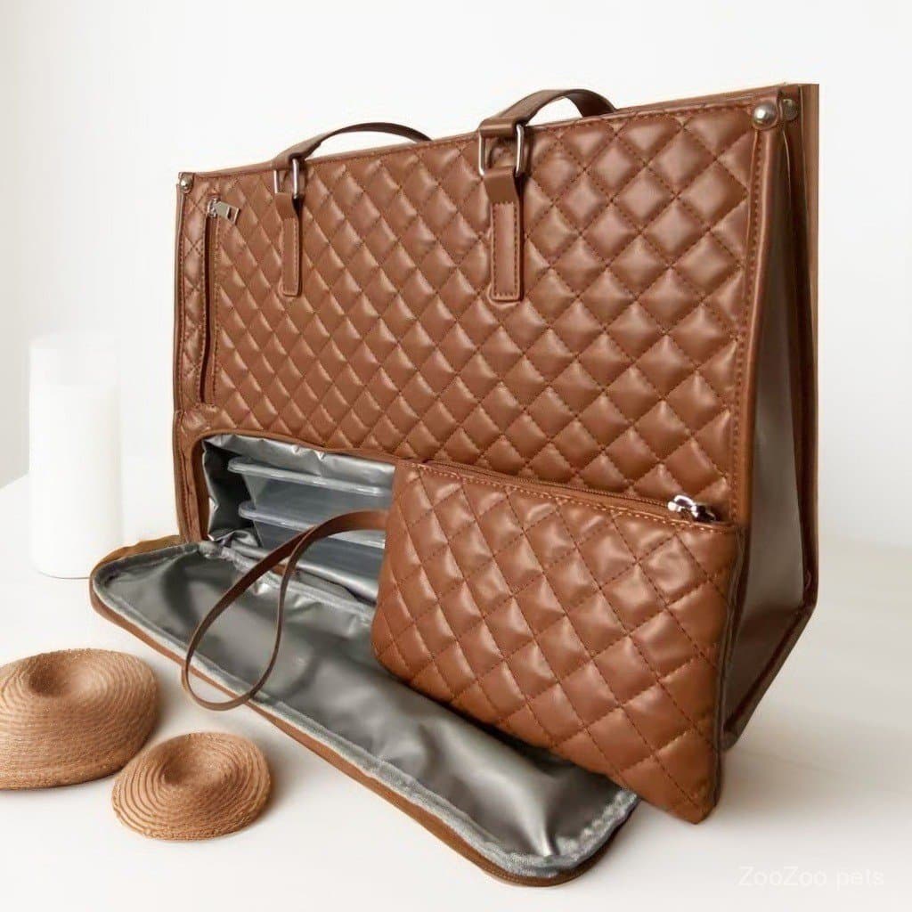 Bolsa Térmica Para Laptop-Feminina Com Compartimento Computador,bolsa para almoço,Grande Capacidade