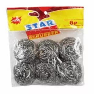 Kit c/4 Esponjas Aço Limpa Panela Engordurada dá Brilho