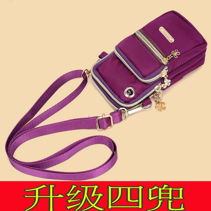 Novo estilo saco do telefone móvel feminino mensageiro Mini pequeno saco do telefone móvel pendurado pescoço saco de pan