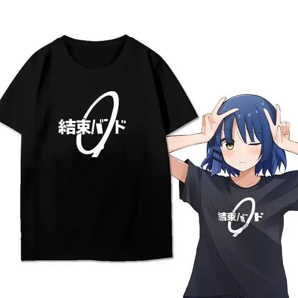 Camiseta Básica Fio 30.1 Hitori Gotoh Bocchi the Rock Símbolo Cosplay Anime Mangá Un Camisa Anime Personalizada.
