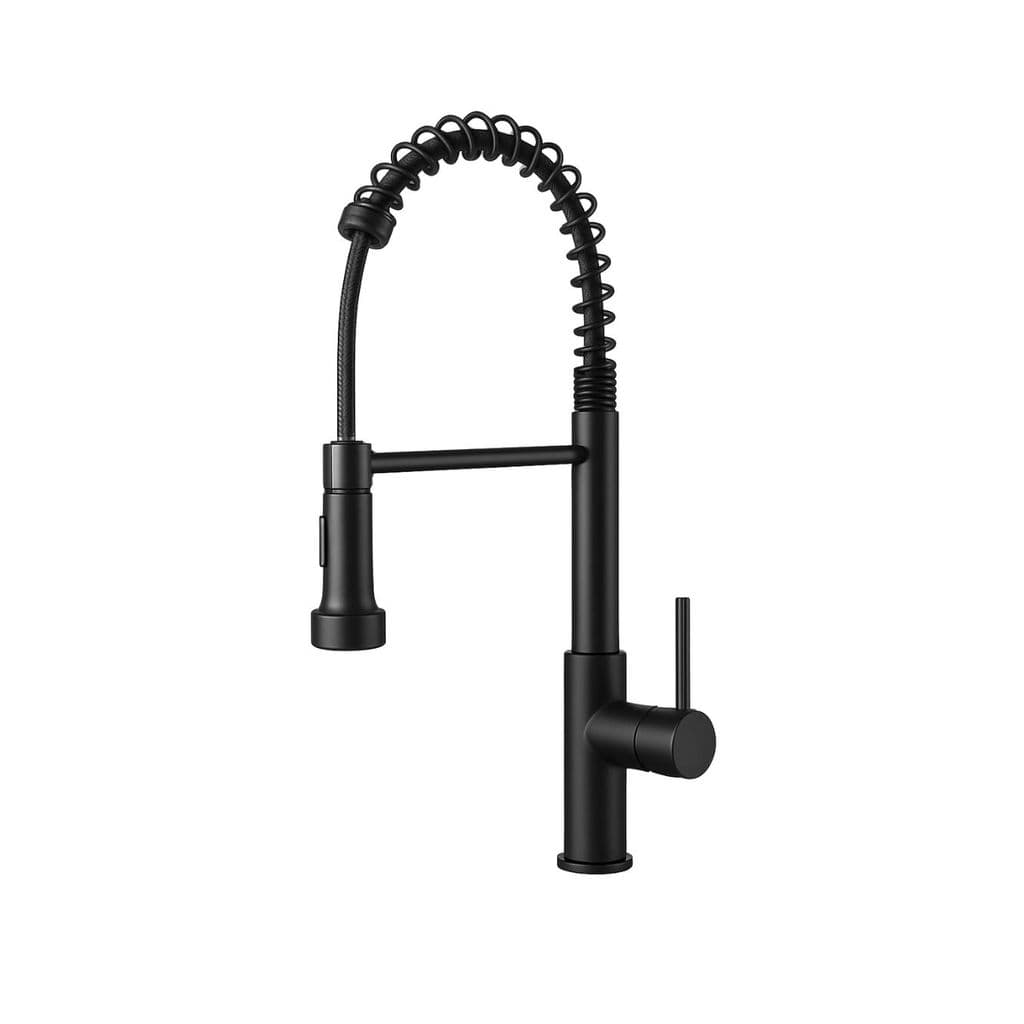 Torneira Gourmet Preta Monocomando Com Ducha Extensível