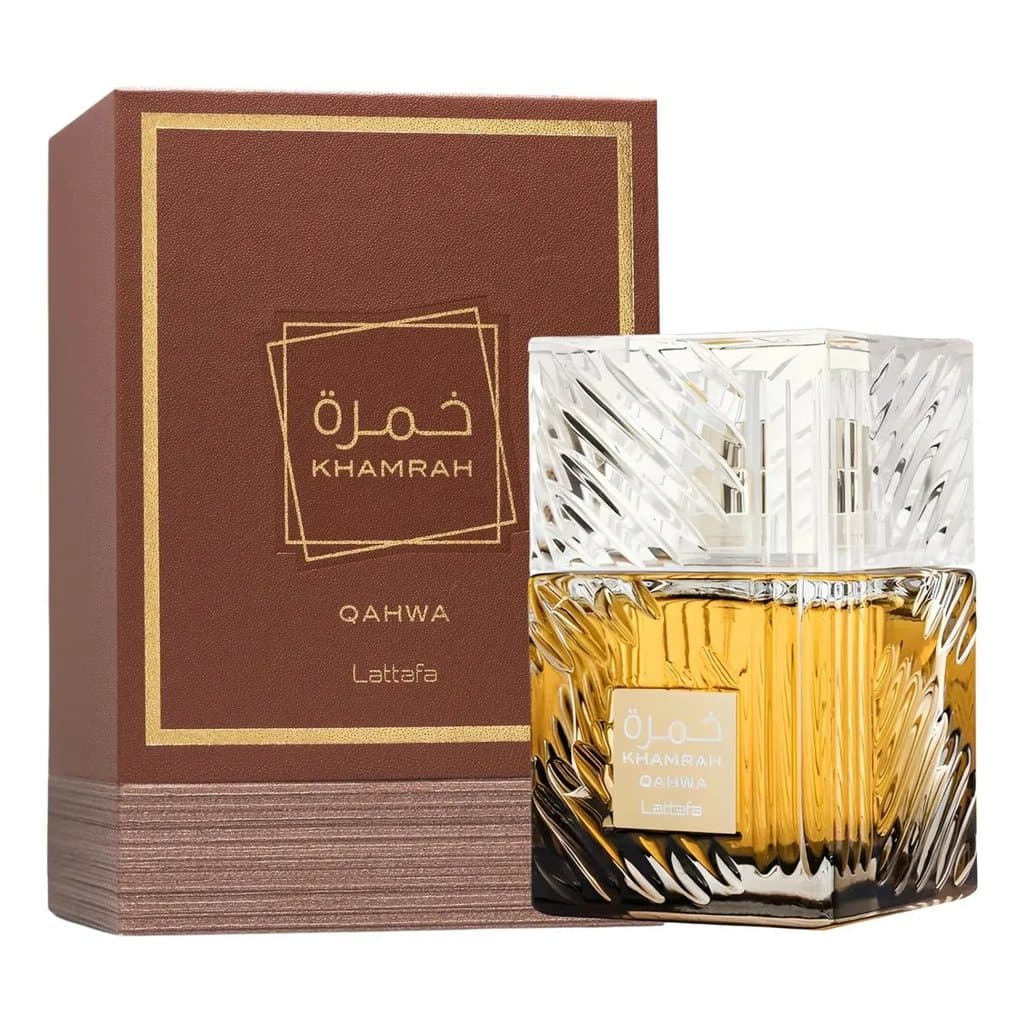 Perfume Unisex Lattafa Khamrah Qahwa Eau De Parfum 50ml com NF