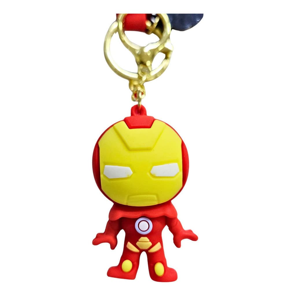 Chaveiro Marvel Homem de Ferro em Borracha