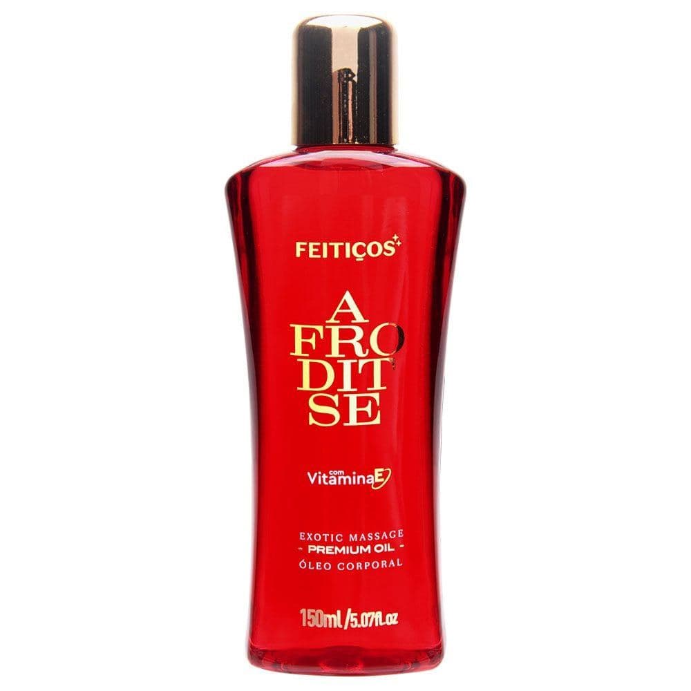 Óleo Massagem Corporal Afroditse Pele Macia E Suave 150ml