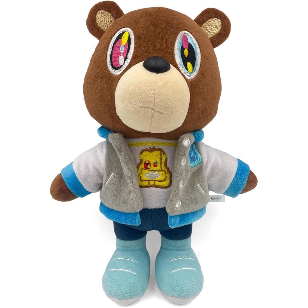 Kanye Bear Plush-Brinquedo De Pelúcia De Urso Fofo De 10 Polegadas-Presente Macio E Adorável Para Crianças , Meninos , M