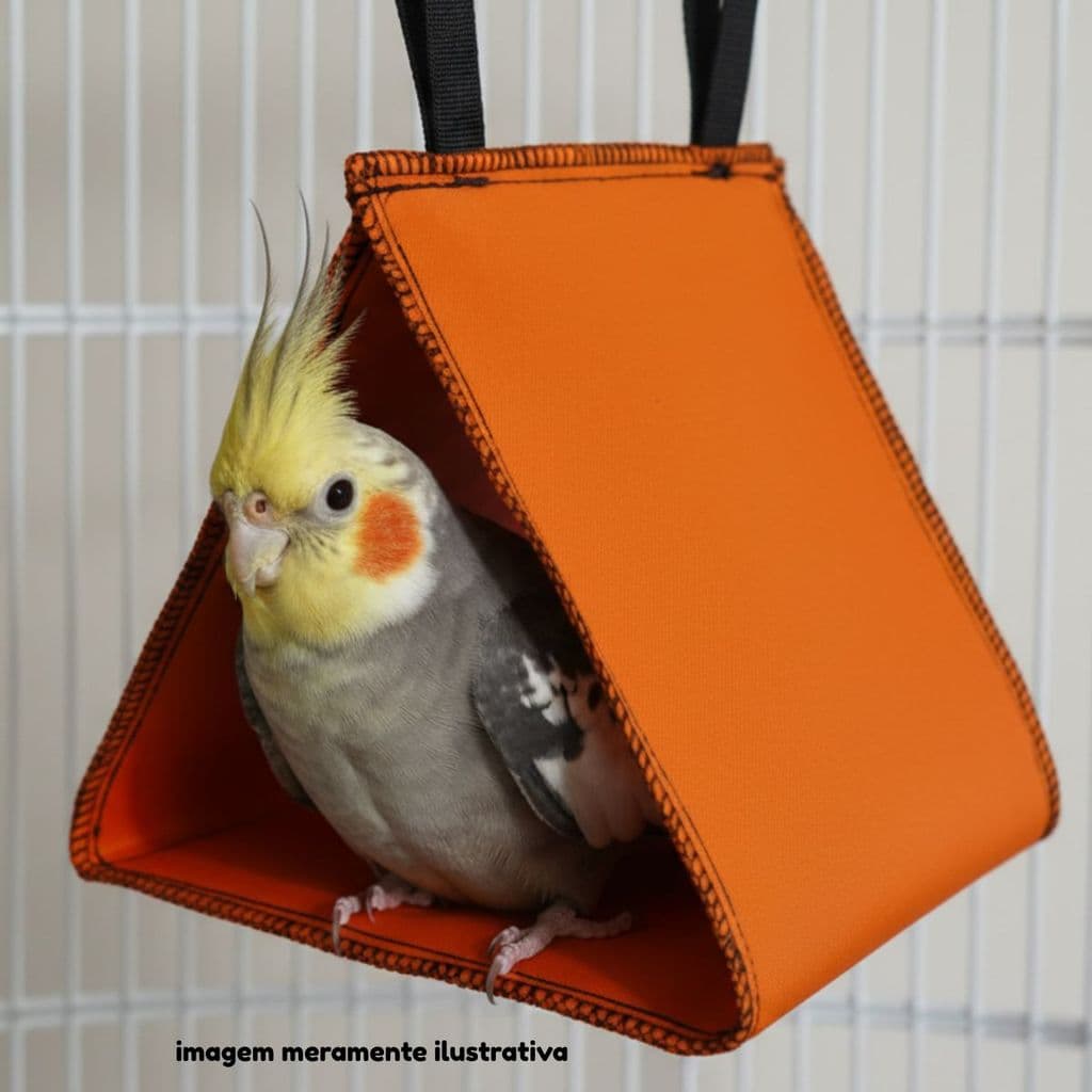 Cabana Toca Cabaninha Suspensa para Calopsitas Aves Porte Semelhante