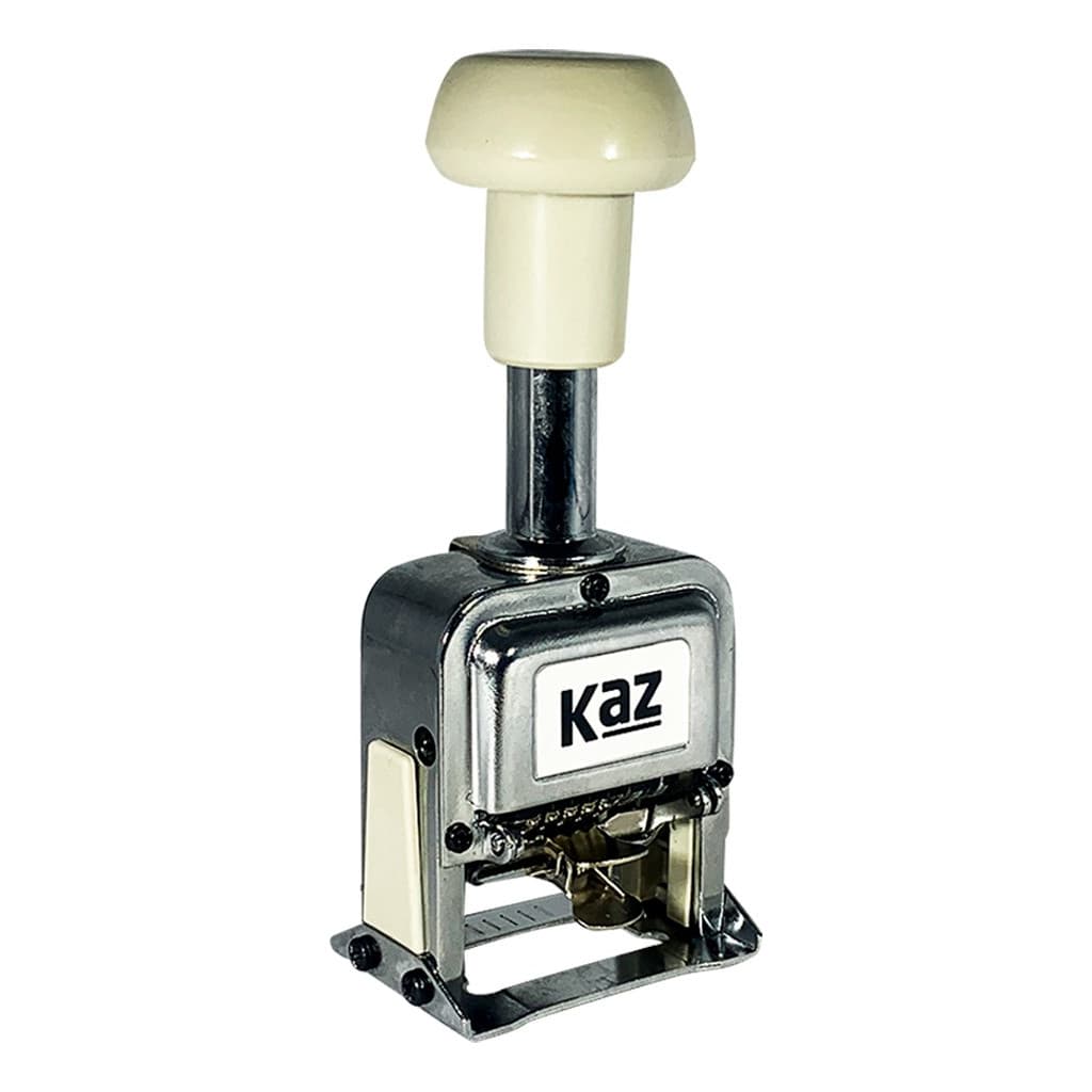 Carimbo Numerador Automático 6 Dígitos De 0 A 12 Repetições Kaz