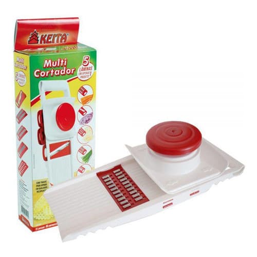 Multi Cortador Kit 5 Em 1 Fatiador Ralador Prático E Resistente