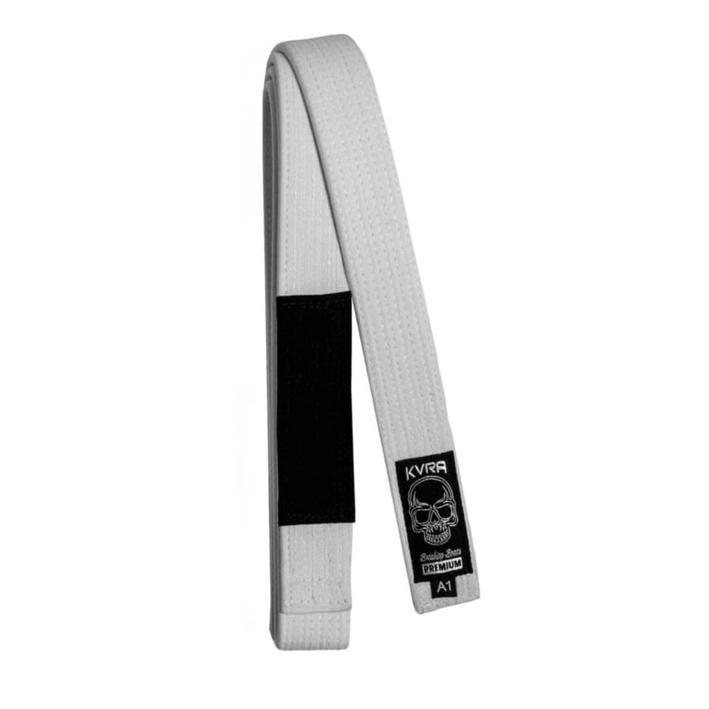 Faixa de Jiu Jitsu KVRA Premium Branca