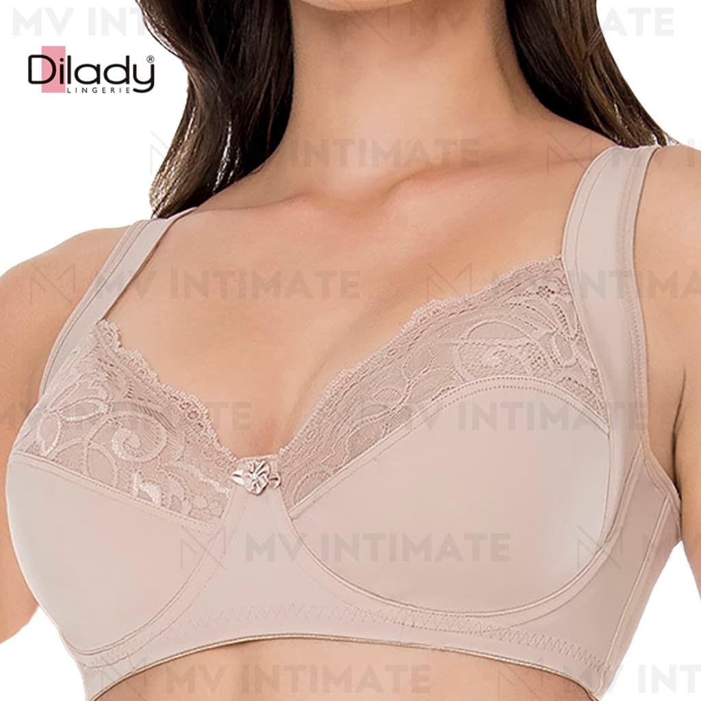 Sutiã Plus Size Com Aro Sem Bojo Dilady 123410 - Alta Sustentação