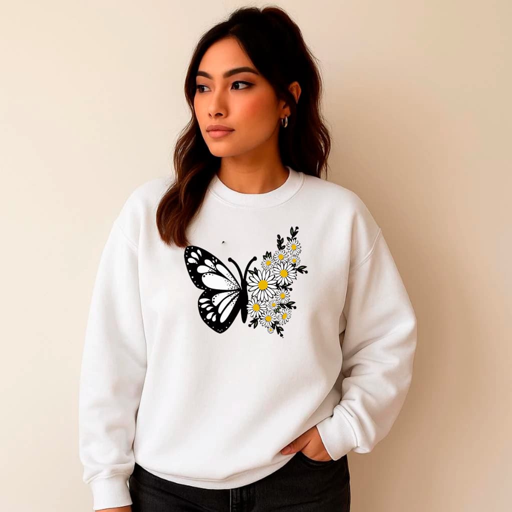 Moleton Feminino Moletom Gola Careca Casaco Feminino Blus茫o Feminino Blusa De Frio