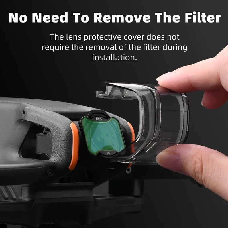 Tampa De Lente Para DJI Avata 2 Drone Lens Cover Gimbal camera Guard Protector Shell Capa Resistente A Arranhões Acessór