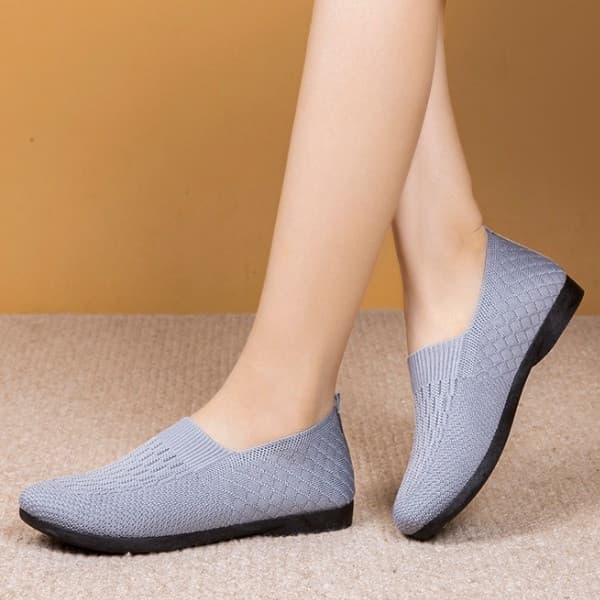 Sapatos Femininos de Sola Plana com Design Confortável e Respirável 8425