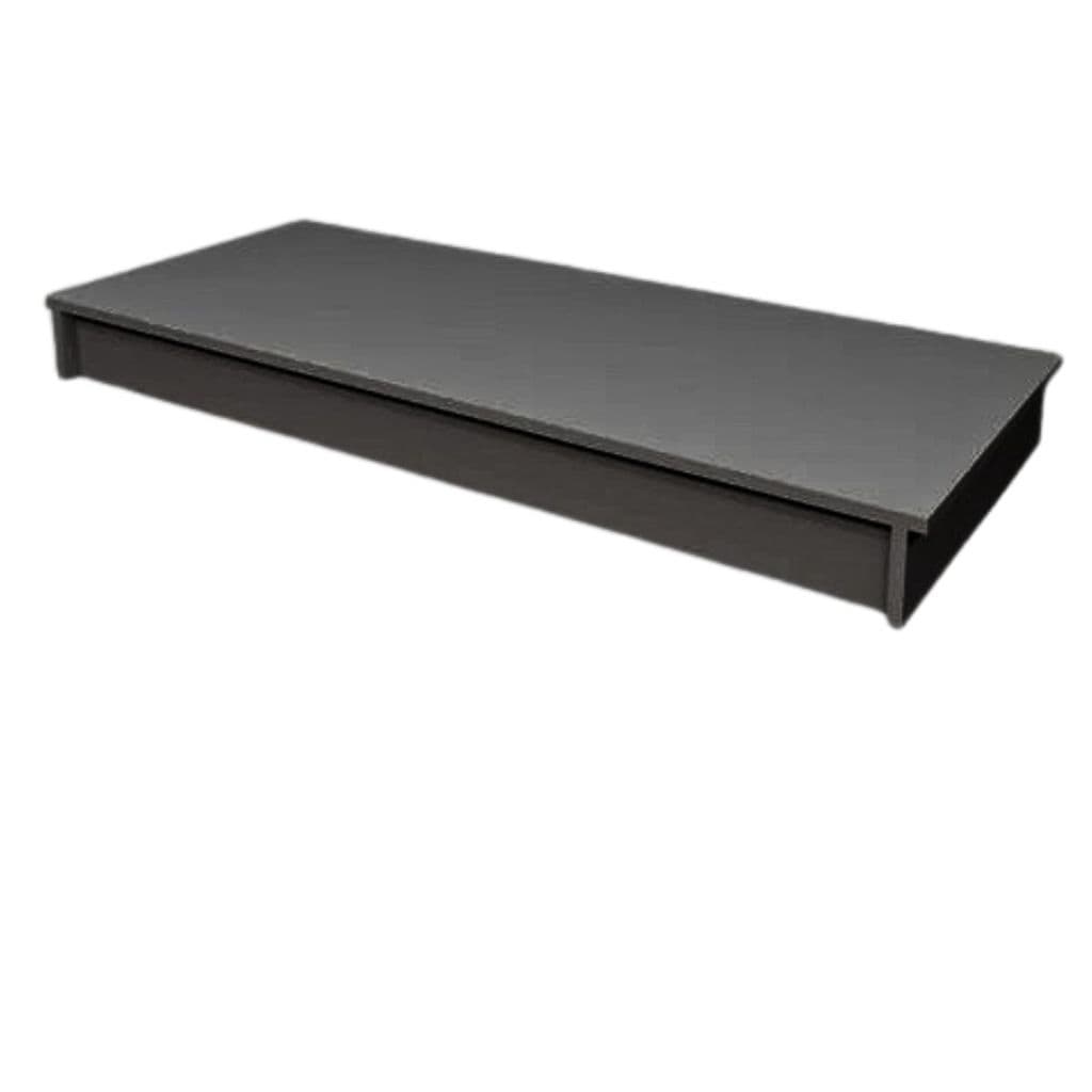 Base Para Manequim Tablado Vitrine MDF Preto 10x50x100cm
