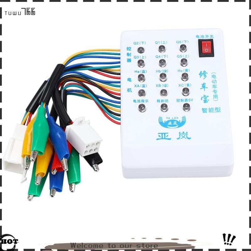 Testador De Controlador De Motor Sem Escova 24V/36V/48V/60V/72V Carro Elétrico E-Bike Scooter Hall Tester Dispositivo De