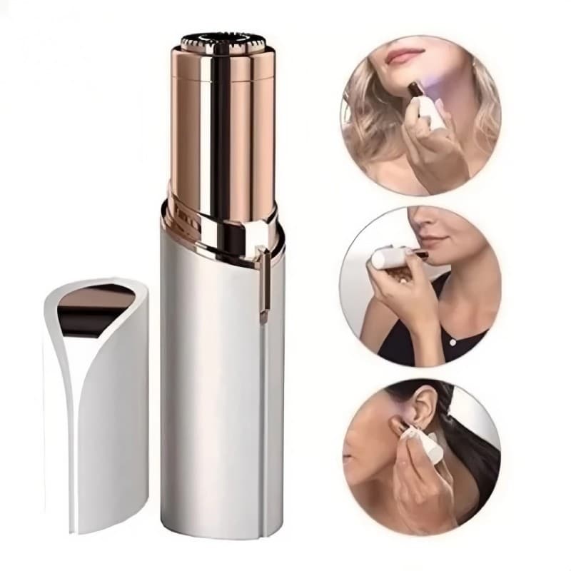 Depilador Eletrico Facial Feminino Buço Sobrancelha Portatil Caneta Aparadora De Pelos Rosto Recarregavel