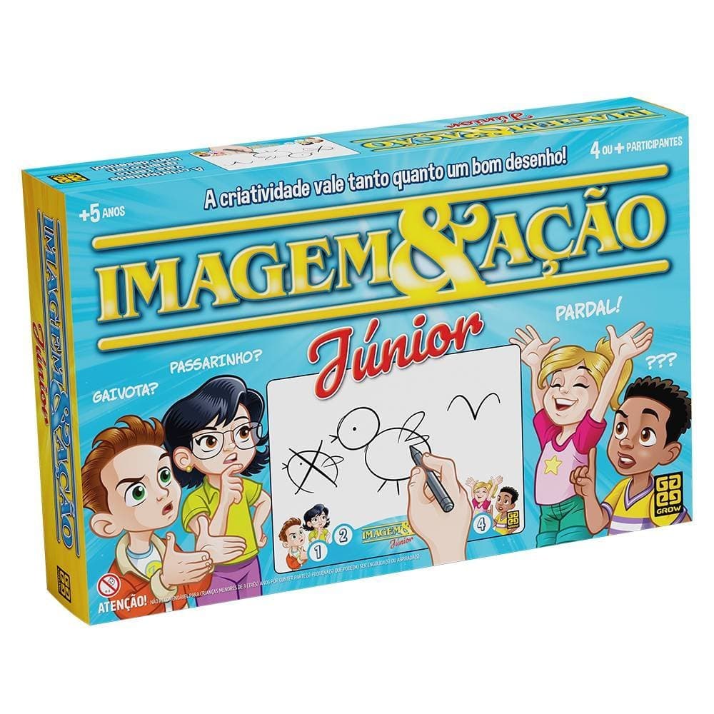Imagem & Ação Júnior Lousa Mágica Jogo Tabuleiro - Grow