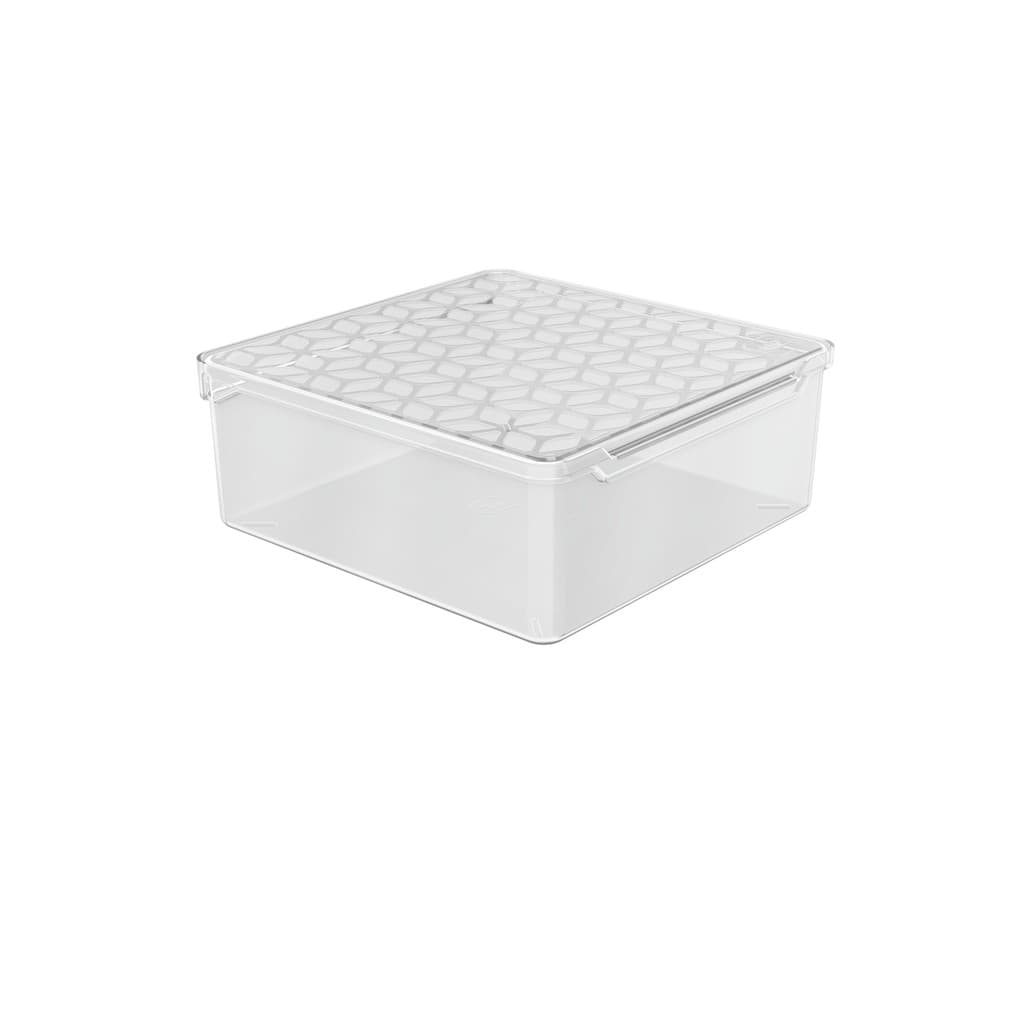 Organizador Acrílico Com Tampa Box Porta Guardanapo Transparente Multiuso 1,5L UZ