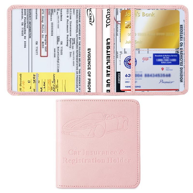 Porta-Documentos Portátil Multifuncional Novo, Carteira de Passaporte PU, Porta-Cartões Unissex Curto