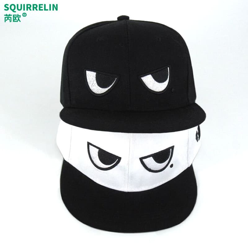 Único criativo engraçado chapéu estilo masculino na moda aba plana chapéu de aba plana boné de beisebol pico Hip Hop aba