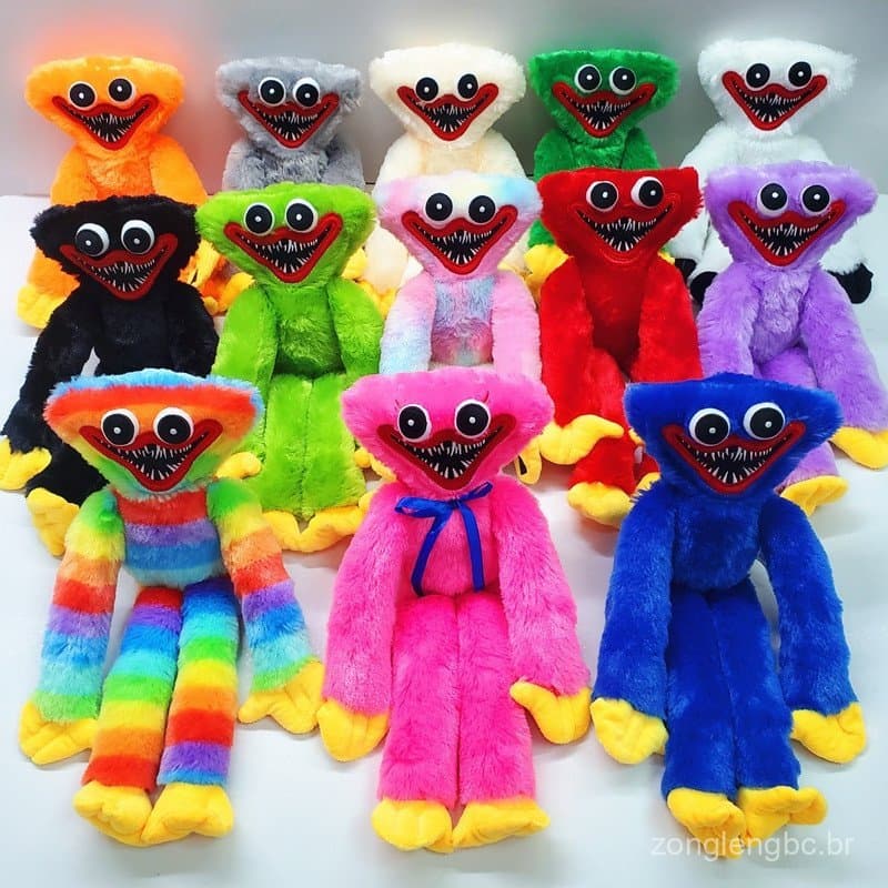 40cm Wuggy Huggy Brinquedos De Pelúcia Macia Poppy Hora De Brincar 2 Boneco De Jogo Fofo Aniversário Para Crianças Prese