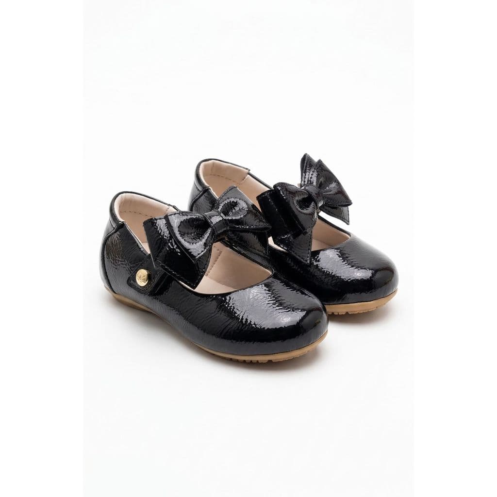 Sapatilha Menina Com Detalhe de Laço e Velcro Xua Xua