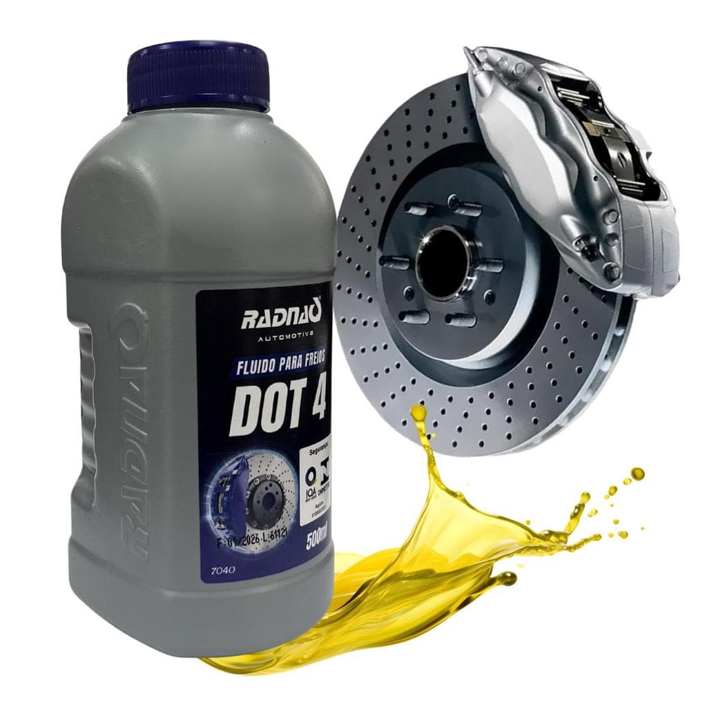 Fluido Para Freio Dot 4 Radnaq 500 Ml Original De Qualidade