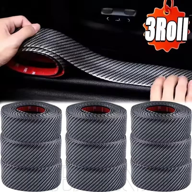 Protetor De Soleira De Porta De Carro-Fita De Filme De Pára-Choque-Malas-Acessório De Estilo Automático-Adesivo De Prote