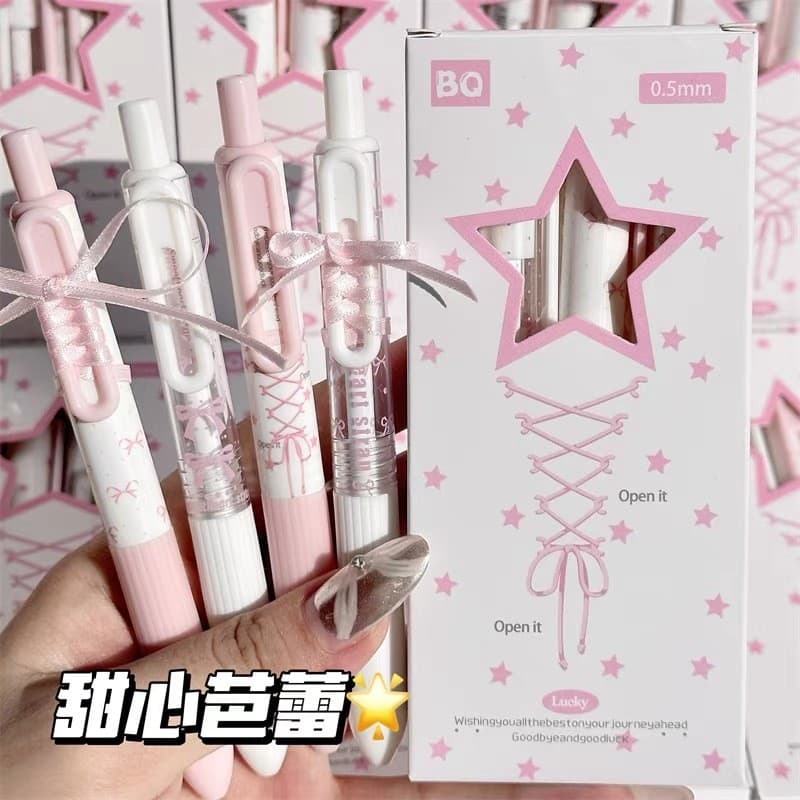 Caneta DIY Ballet Cinta Querida Exame Criativo Papelaria Material Do Estudante De Escritório Presentes Prêmios