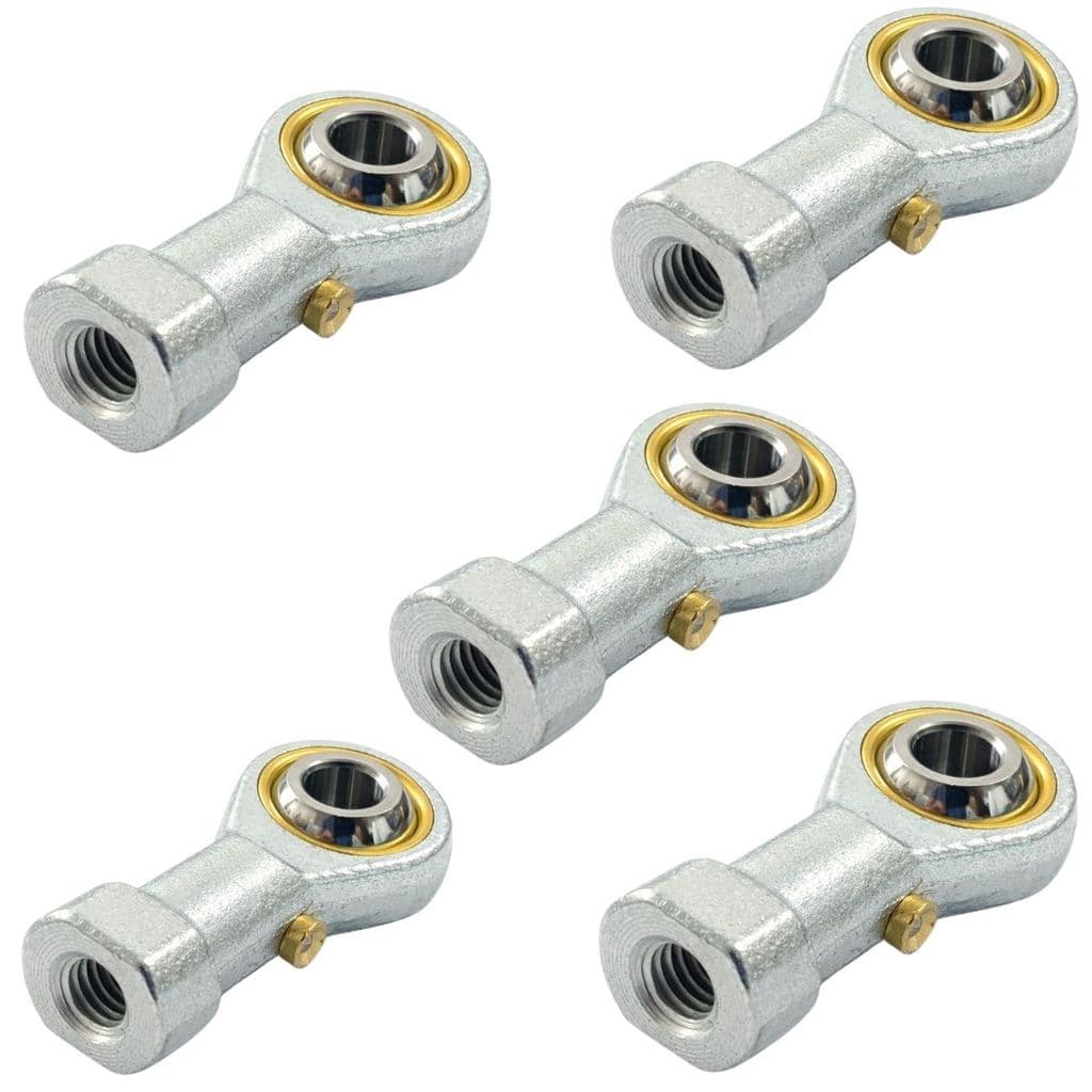 KIT 5 PONTEIRA ROTULAR FEMEA DIREITA M12X1,75