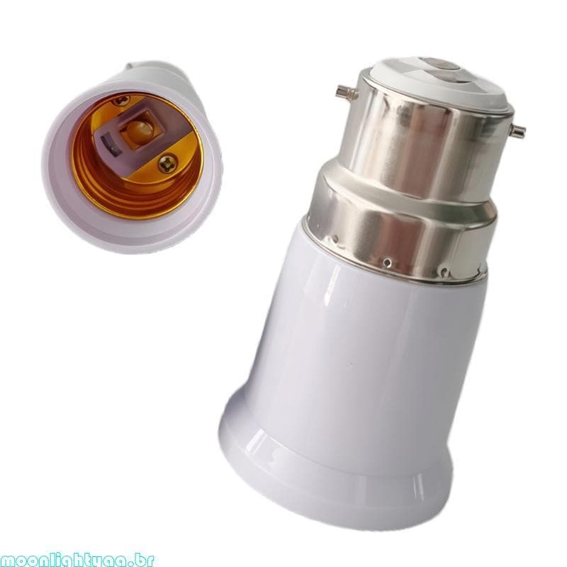 moonlightyaa1 B22 Para E27 Lâmpada Soquete Adaptador Parafuso Cabeça Da Casa Iluminação Comercial Calo