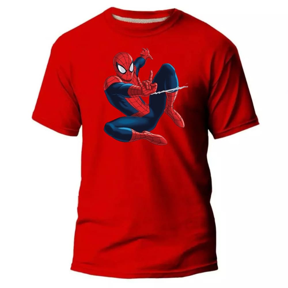 Camiseta  Homem Aranha Unissex 100% Algodão Estampa Realista