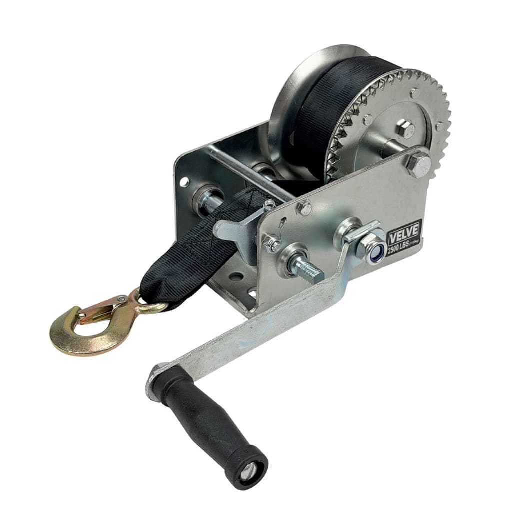 Guincho Catraca Manual Cinta 1134kg 2500lbs Velve GM2500A