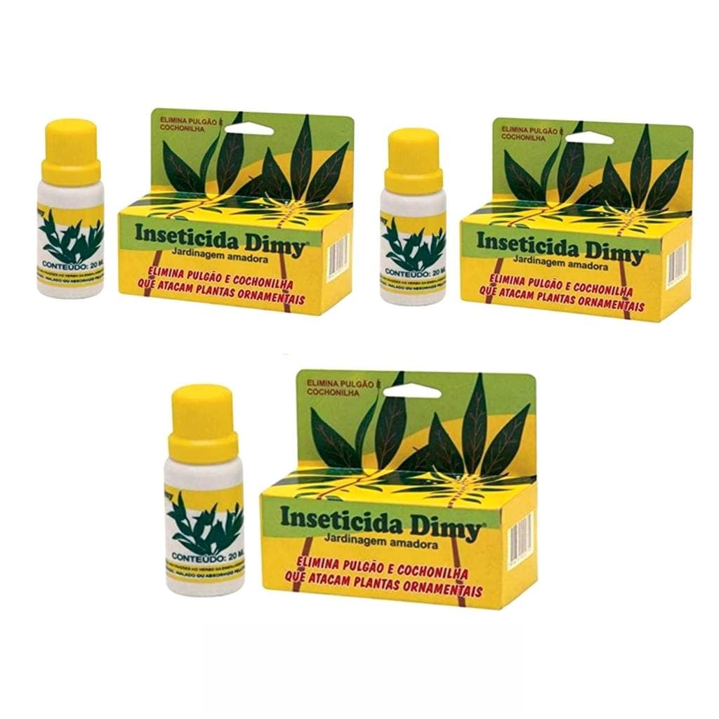 kit 3 Inseticida Concentrado Dimy 20ml