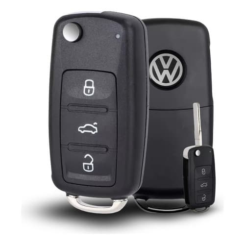 Chave Canivete Alarme Gol Voyage G6 G7 Up Jetta Spacefox Fox
